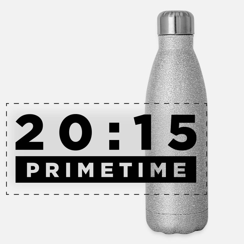 Primetime Panorama Glitzer Isolierflasche 500 ml