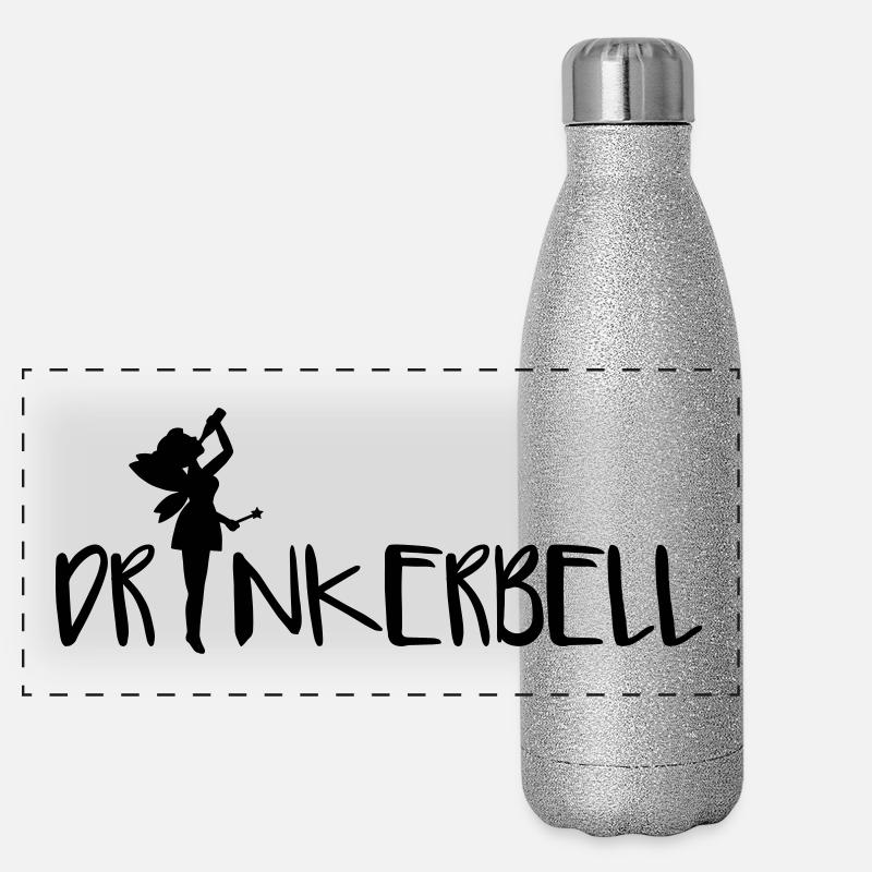 Drinkerbell Panorama Glitzer Isolierflasche 500 ml