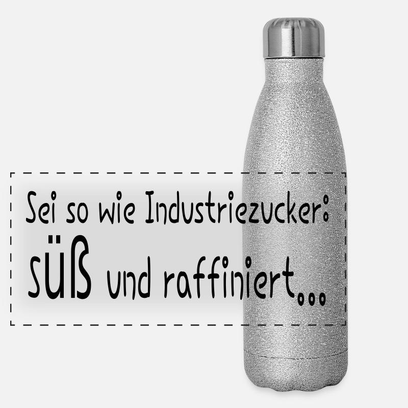 Zucker Panorama Glitzer Isolierflasche 500 ml