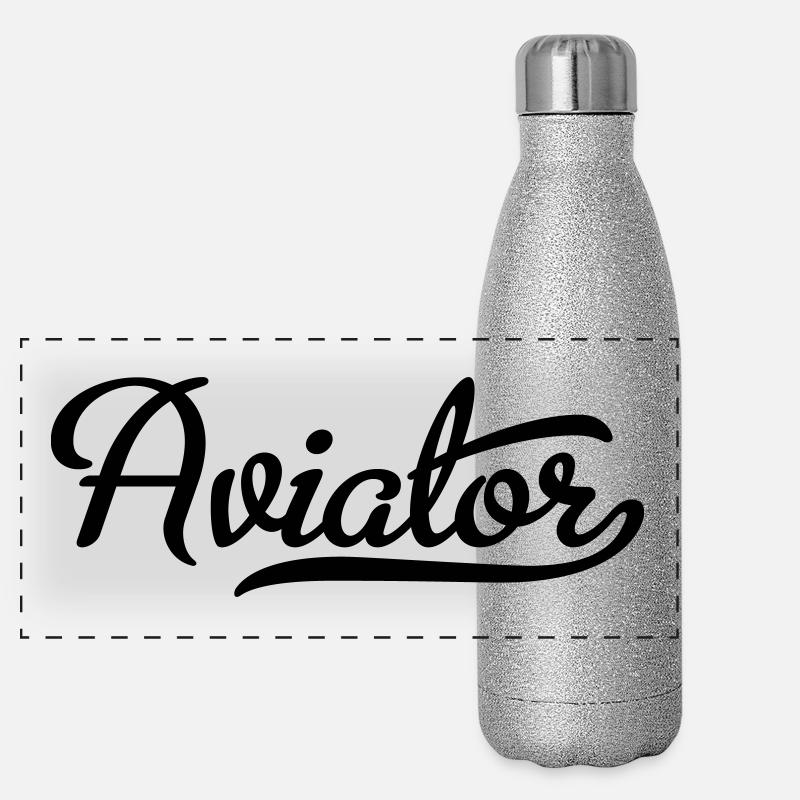 Aviator Panoramic Glitter Thermal Bottle 500 ml