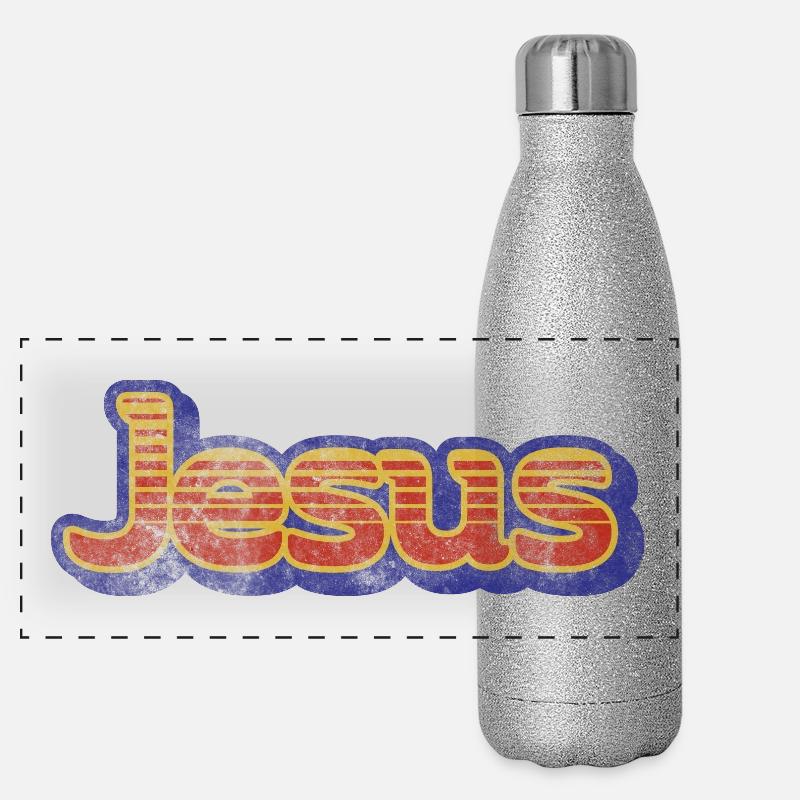 Jesus Panoramic Glitter Thermal Bottle 500 ml