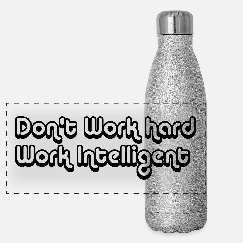 INTELLIGENTE ARBEITEN Panorama Glitzer Isolierflasche 500 ml