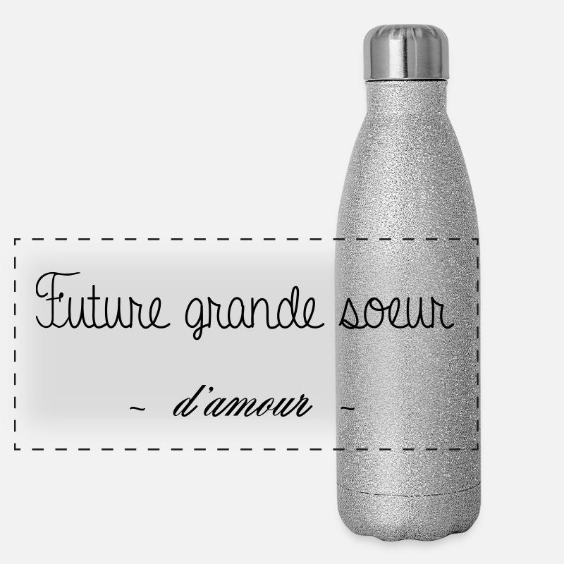 FUTURE GRANDE SOEUR D AMOUR Gourde isotherme panoramique pailletée 500 ml