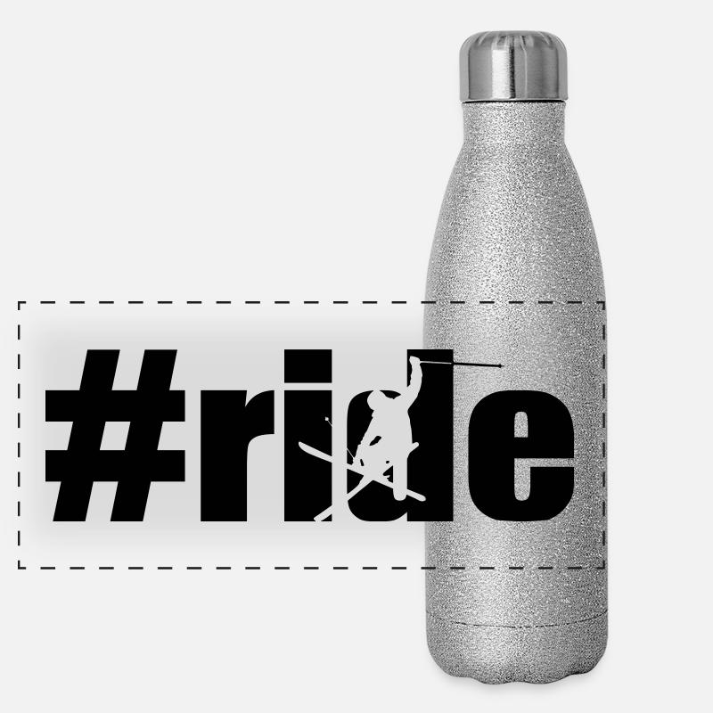 ride freerider ski Panorama Glitzer Isolierflasche 500 ml