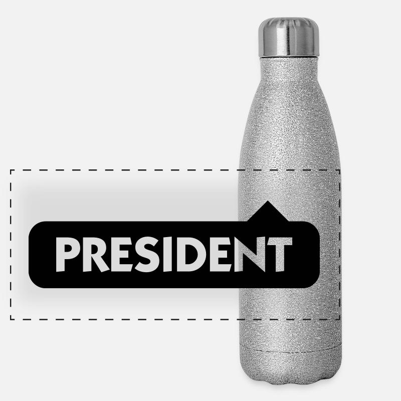 Président Gourde isotherme panoramique pailletée 500 ml
