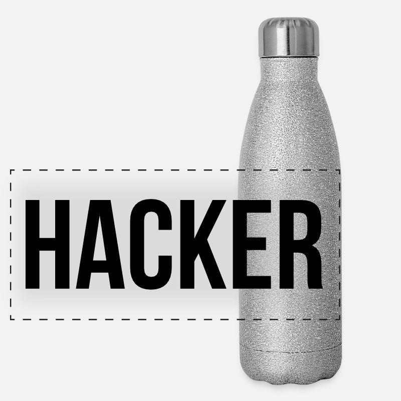 Hacker Panorama Glitzer Isolierflasche 500 ml