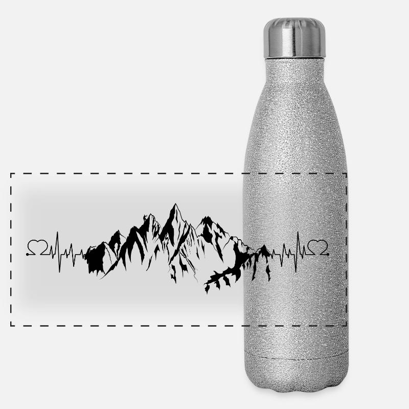 HEARTH Mountain hiking Panoramic Glitter Thermal Bottle 500 ml