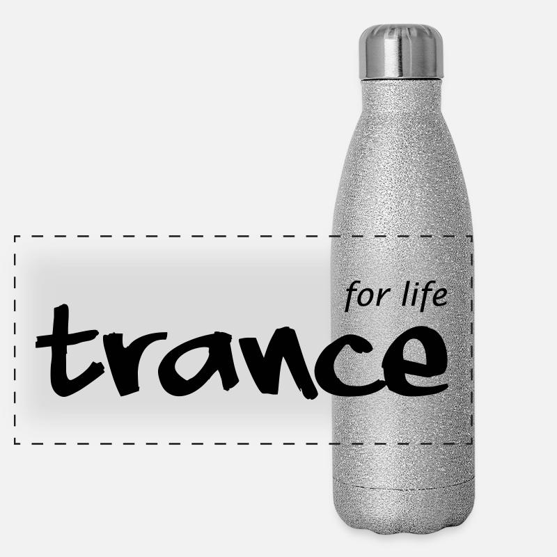 TRANCE for life Panorama Glitzer Isolierflasche 500 ml
