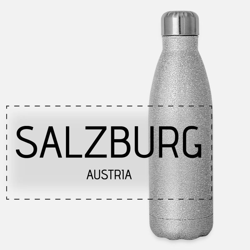 SALZBOURG Gourde isotherme panoramique pailletée 500 ml