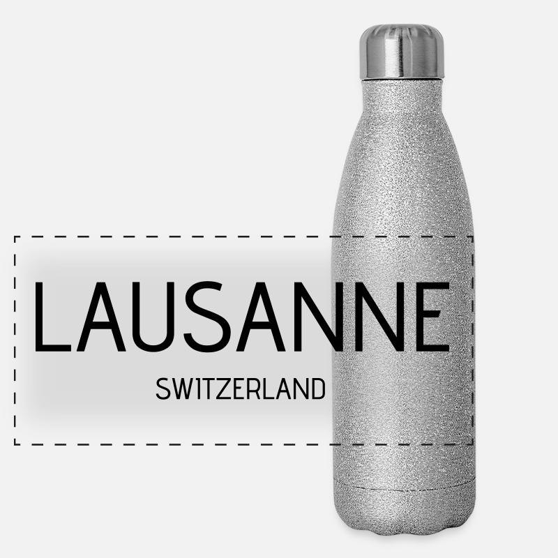 Lausanne Gourde isotherme panoramique pailletée 500 ml