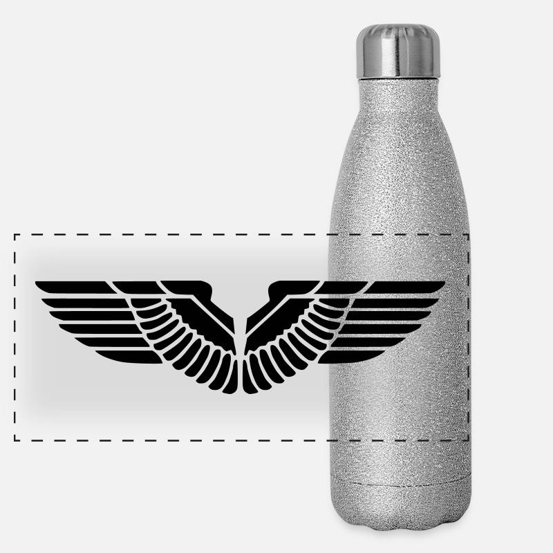 Aile aile ailes Gourde isotherme panoramique pailletée 500 ml