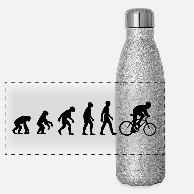 Bike Evolution Panorama Glitzer Isolierflasche 500 ml
