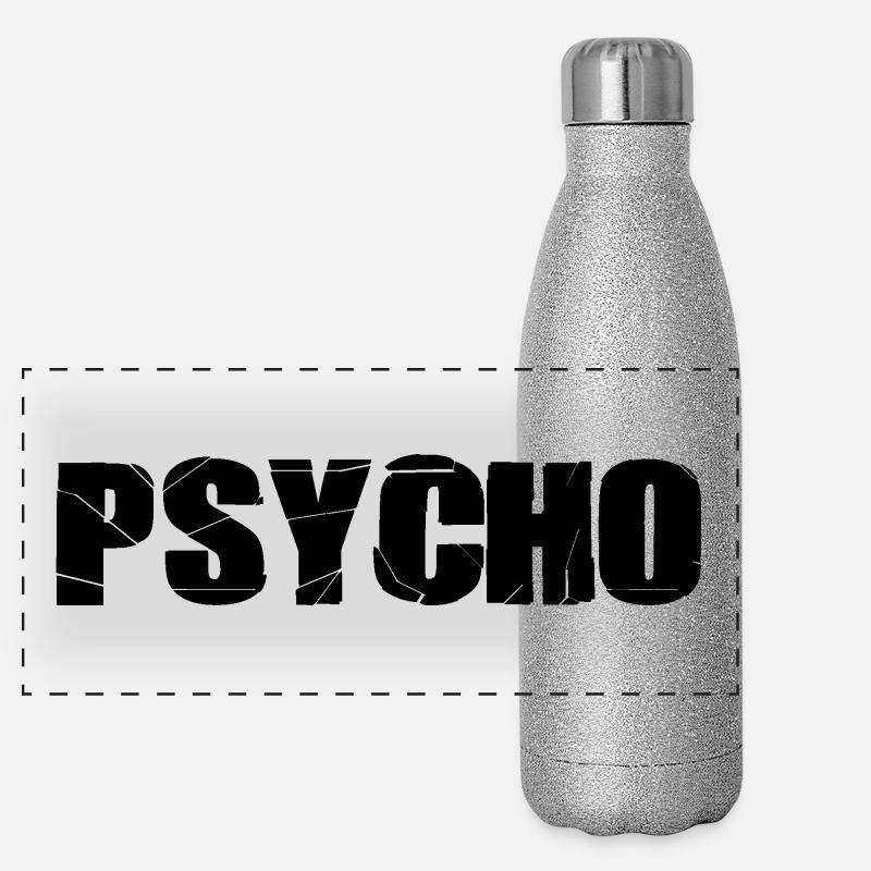 PSYCHO Panorama Glitzer Isolierflasche 500 ml