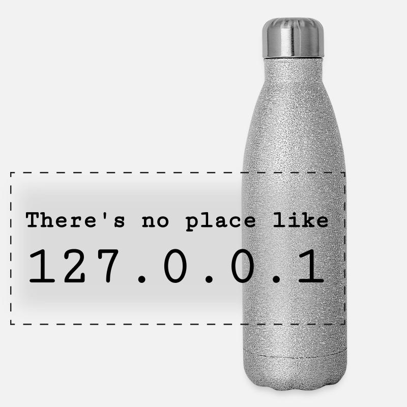 Developer Entwickler Développeur Computer Geek Panoramic Glitter Thermal Bottle 500 ml