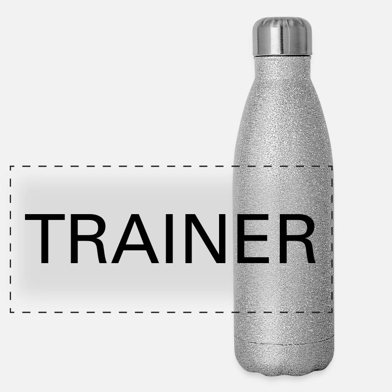 entraîneur Gourde isotherme panoramique pailletée 500 ml