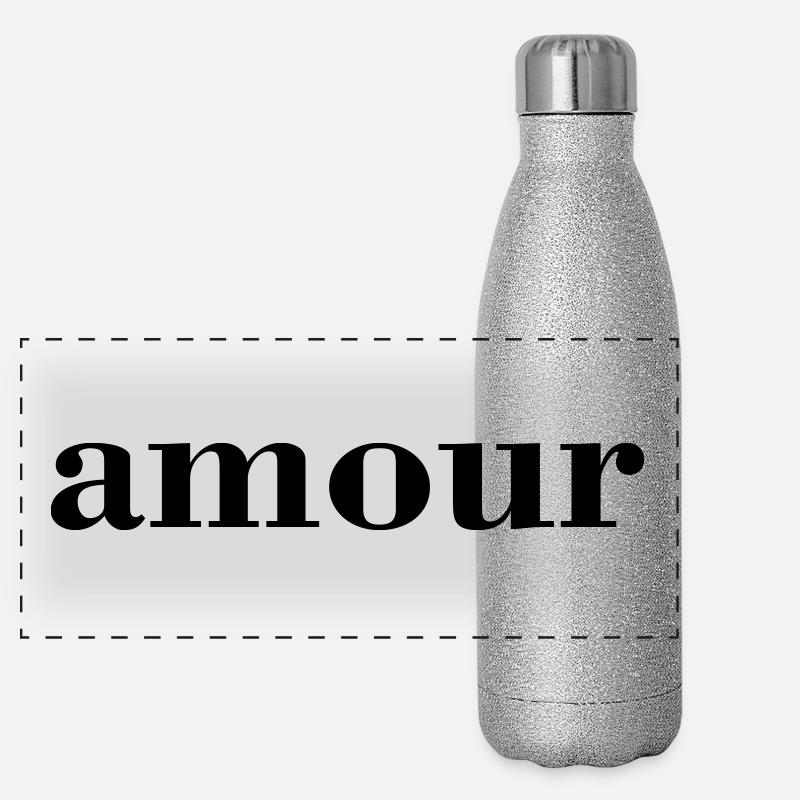 amour Panorama Glitzer Isolierflasche 500 ml