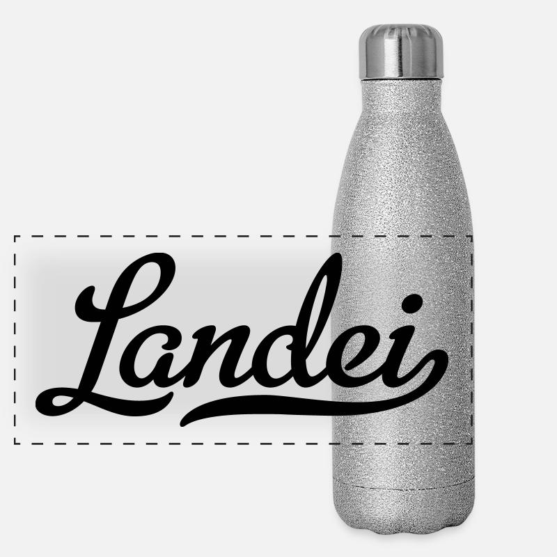 landei Panorama Glitzer Isolierflasche 500 ml