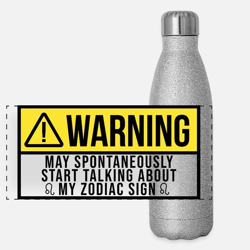 Leo Panoramic Glitter Thermal Bottle 500 ml