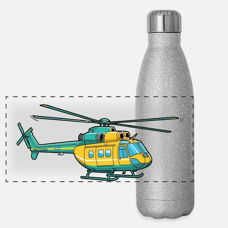 Panorama Glitzer Isolierflasche 500 ml