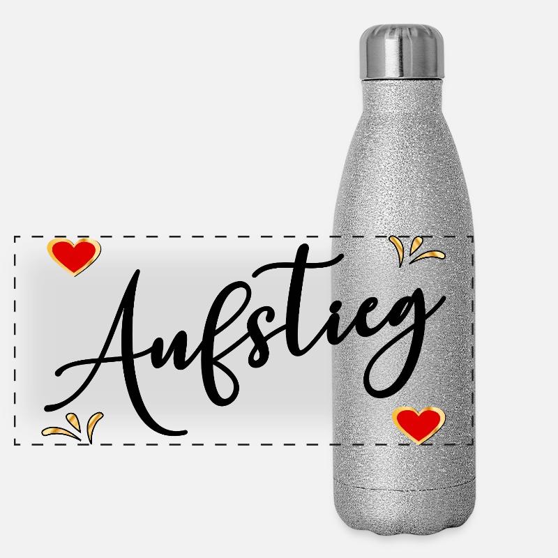 AUFSTIEG Panorama Glitzer Isolierflasche 500 ml