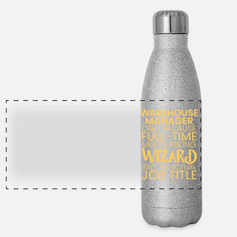 Warehouse Manager multitasking Wizard Panoramic Glitter Thermal Bottle 500 ml