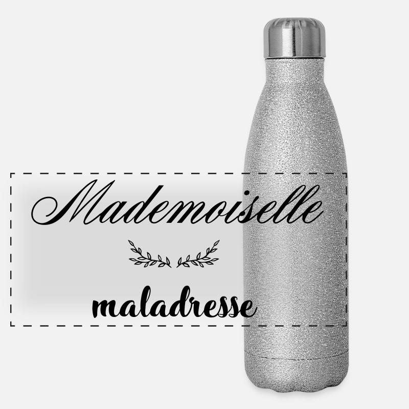 MADEMOISELLE MALADRESSE Gourde isotherme panoramique pailletée 500 ml