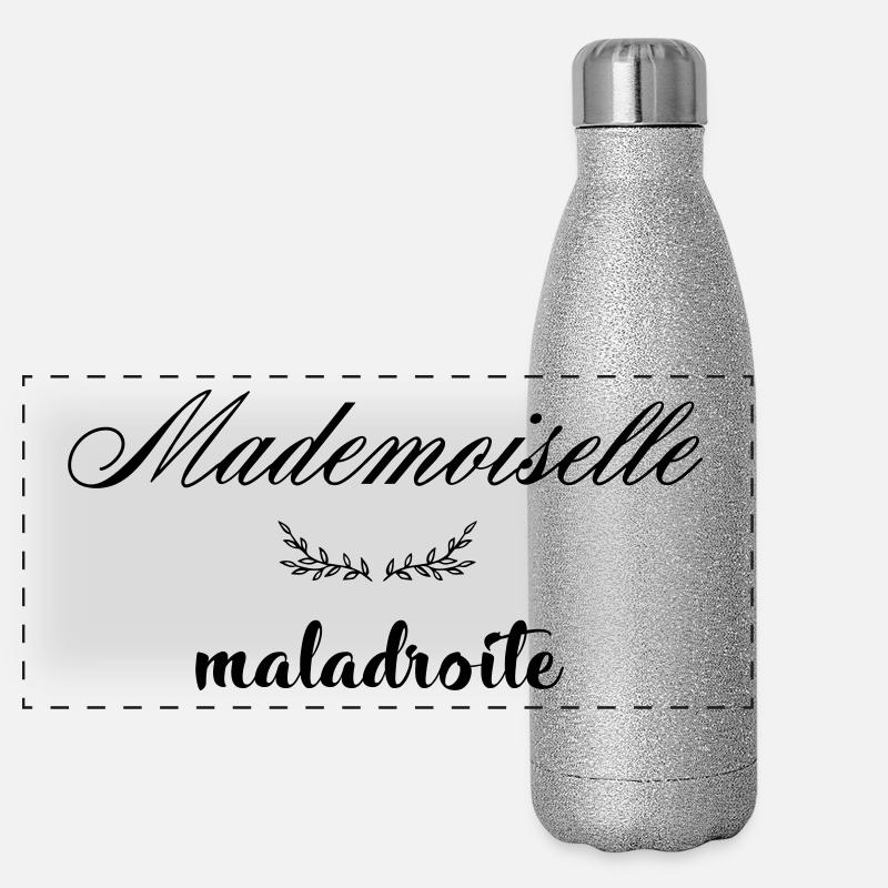 MADEMOISELLE MALADROITE Gourde isotherme panoramique pailletée 500 ml