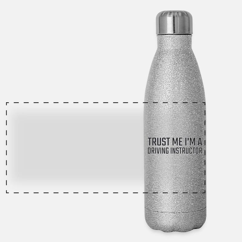 Instructeur de conduite Trust me Drive Tutor Gourde isotherme panoramique pailletée 500 ml