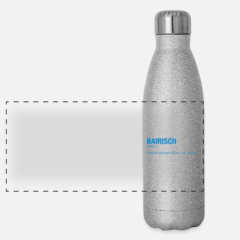 BAIRISCH Bayrisch Panorama Glitzer Isolierflasche 500 ml