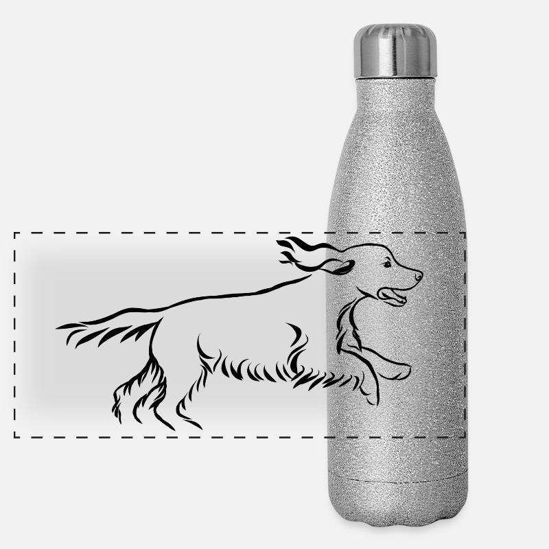 Cocker spaniel Panoramic Glitter Thermal Bottle 500 ml