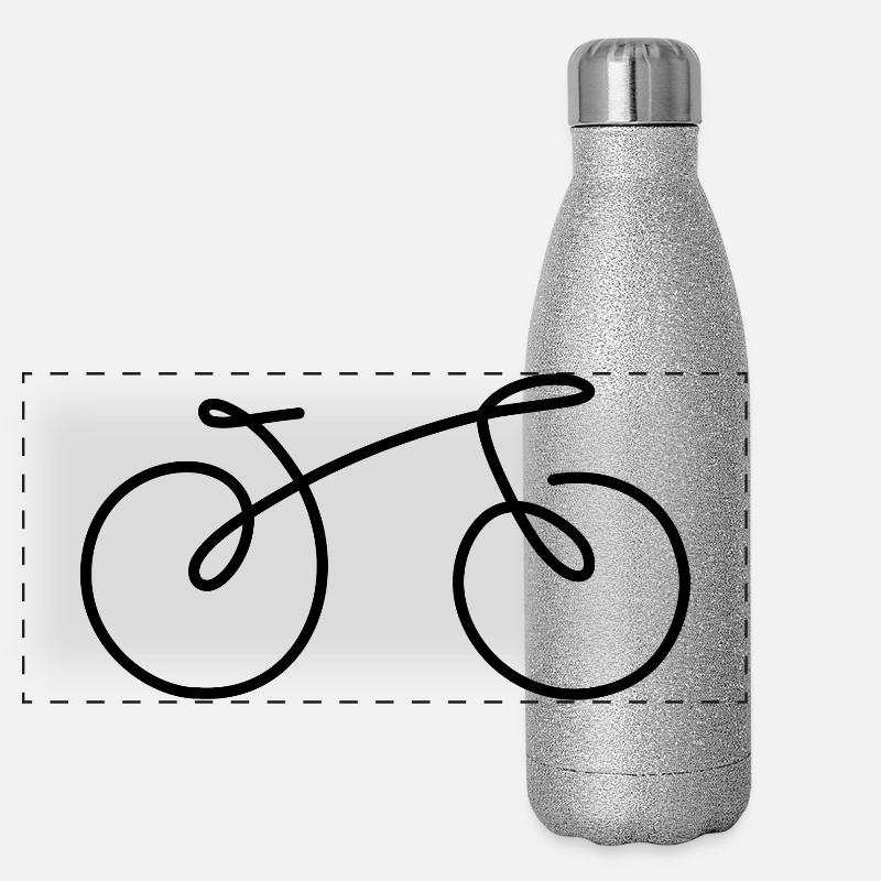Bicycle Line Panoramic Glitter Thermal Bottle 500 ml