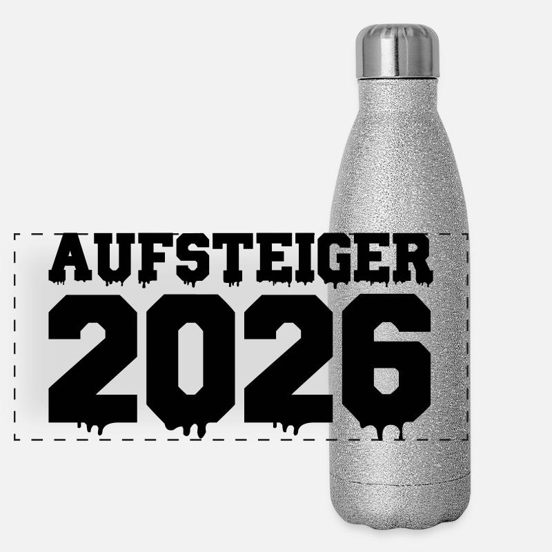 Aufsteiger 2026 Panorama Glitzer Isolierflasche 500 ml