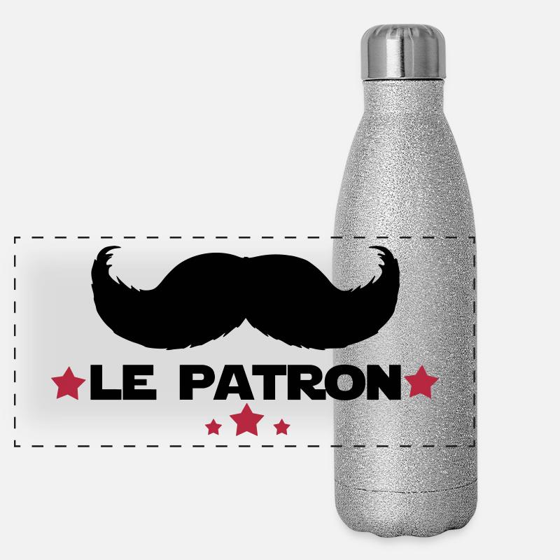 le patron Gourde isotherme panoramique pailletée 500 ml