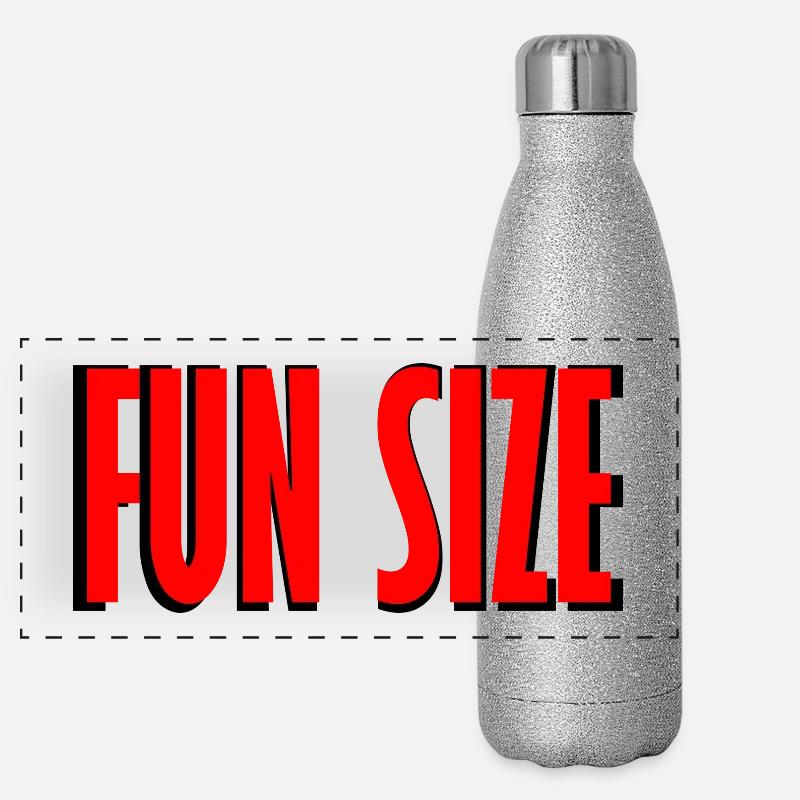taille amusante Gourde isotherme panoramique pailletée 500 ml