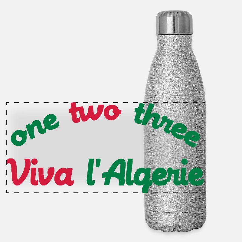 Algérie ! Gourde isotherme panoramique pailletée 500 ml