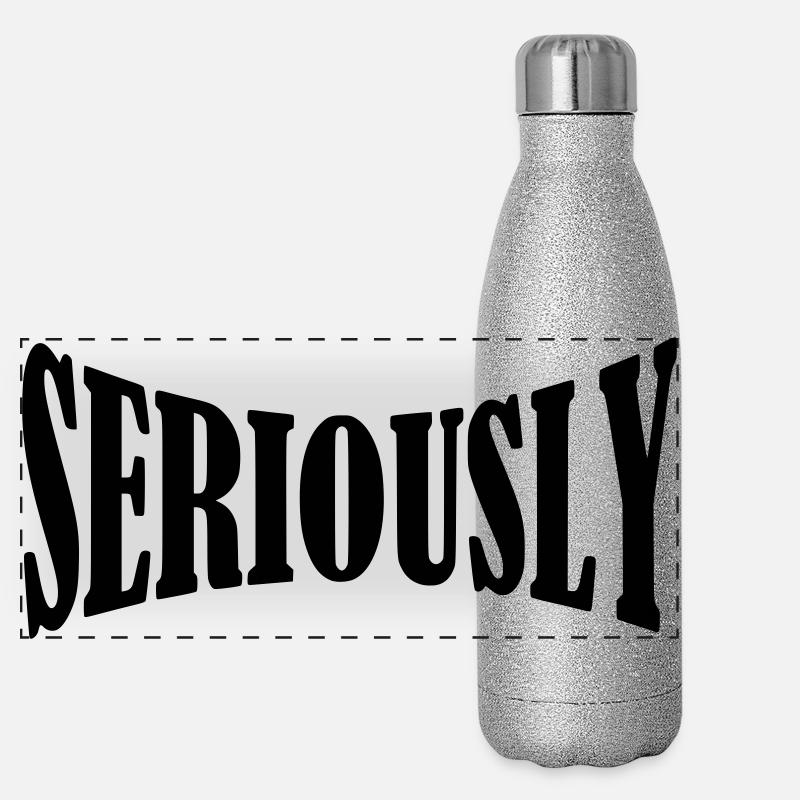chemise sérieuse Gourde isotherme panoramique pailletée 500 ml