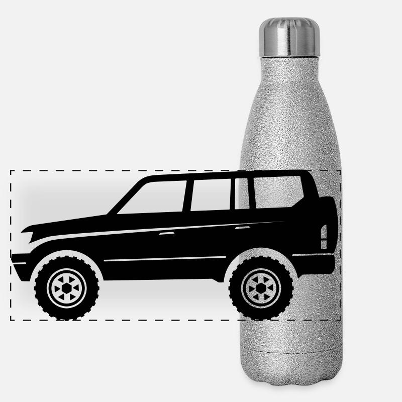 VUS d’aventure tout-terrain Gourde isotherme panoramique pailletée 500 ml