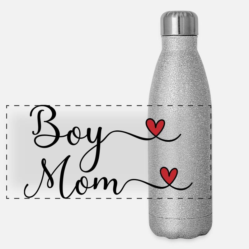Boy mom Panorama Glitzer Isolierflasche 500 ml