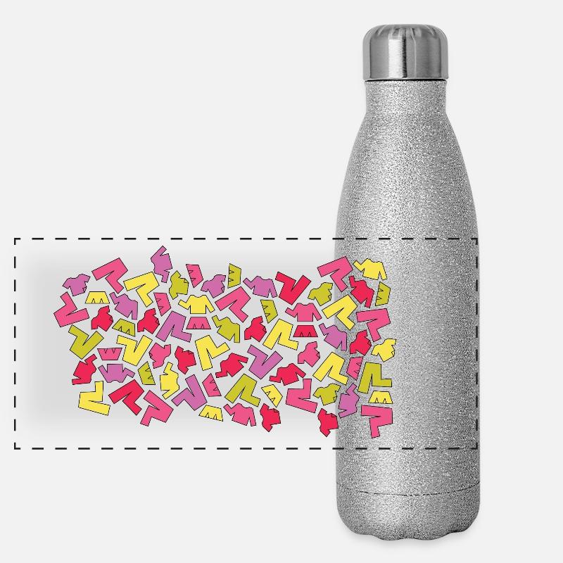 Cool clothing pattern  Panoramic Glitter Thermal Bottle 500 ml