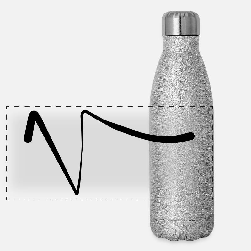 Square Root Panoramic Glitter Thermal Bottle 500 ml