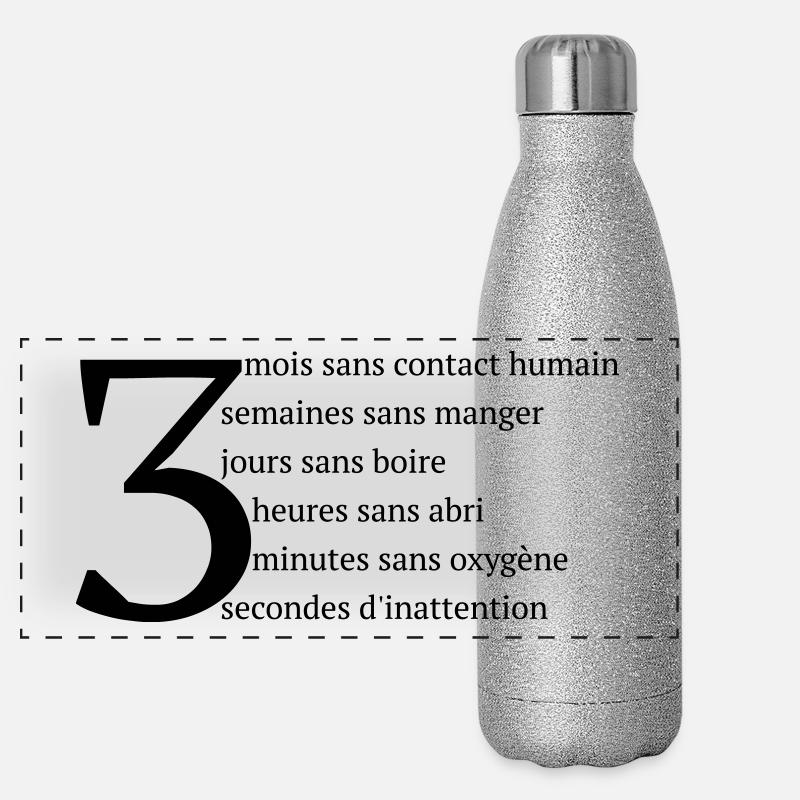 Rule of Three Panoramic Glitter Thermal Bottle 500 ml