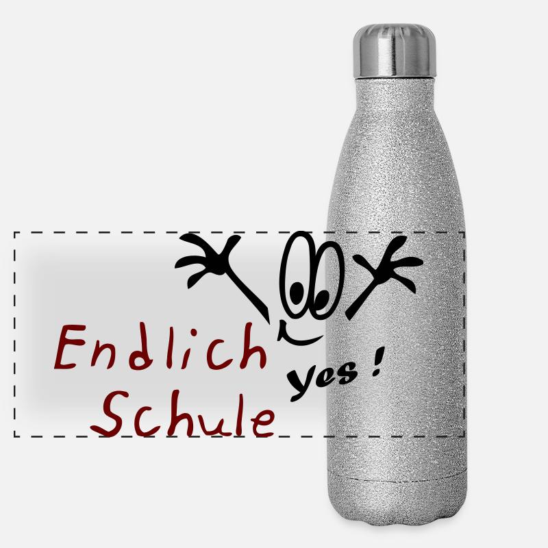 École Gourde isotherme panoramique pailletée 500 ml