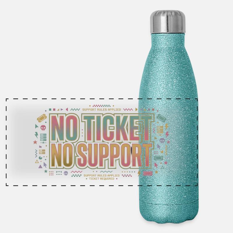 Sans ticket, sans support - Emploi en informatique Gourde isotherme panoramique pailletée 500 ml