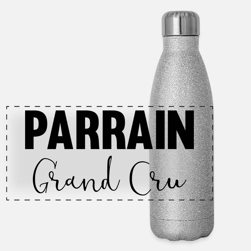 Parrain grand cru Gourde isotherme panoramique pailletée 500 ml