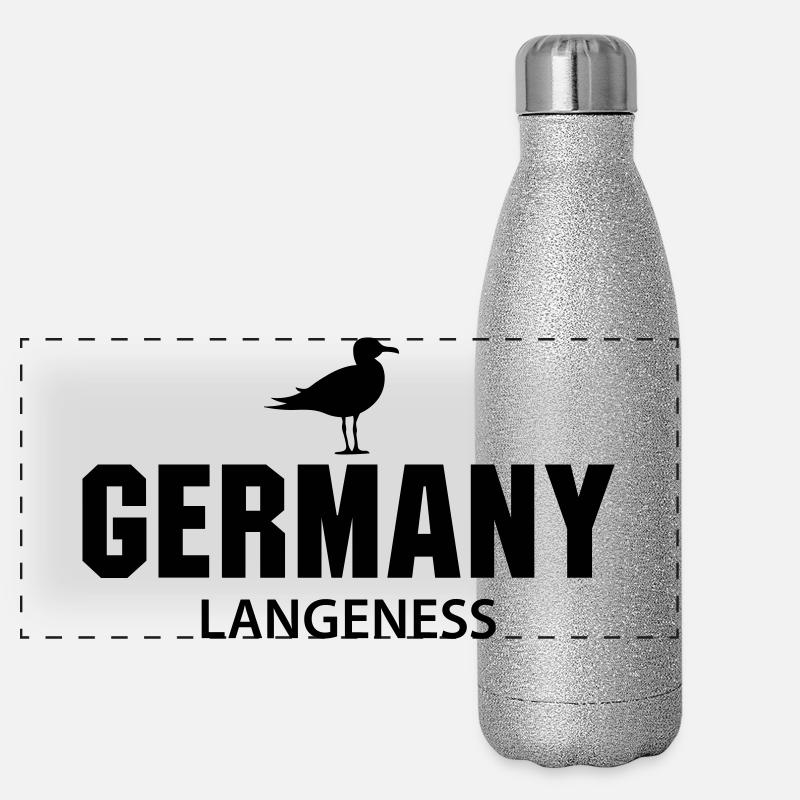 Langeness GERMANY Panorama Glitzer Isolierflasche 500 ml