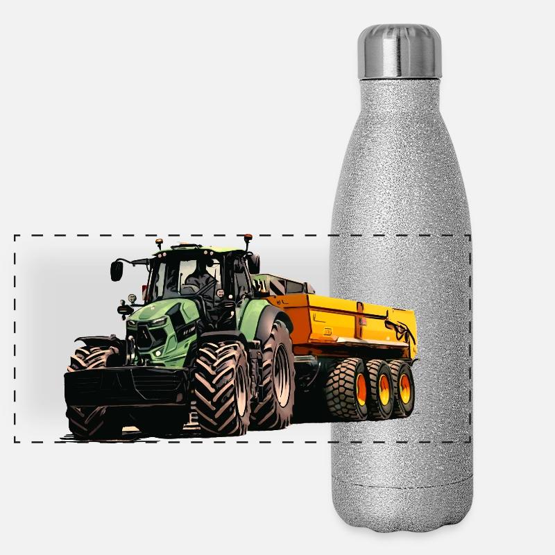 Deutz avec remorque benne Gourde isotherme panoramique pailletée 500 ml