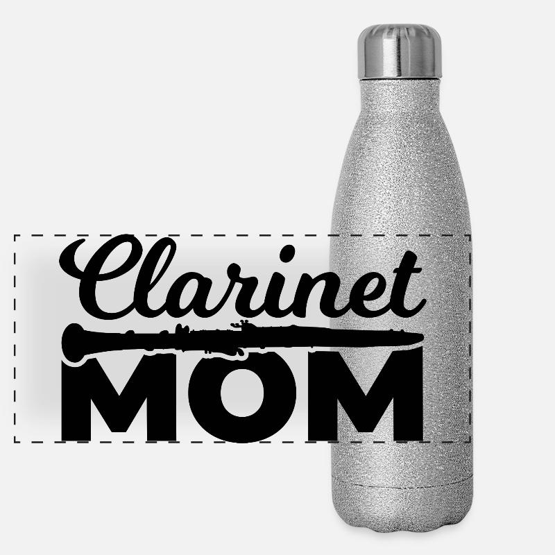 Clarinette Mère Gourde isotherme panoramique pailletée 500 ml