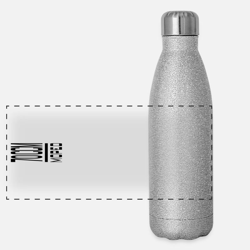 Emblème de cyclomoteur 70 ccm Gourde isotherme panoramique pailletée 500 ml