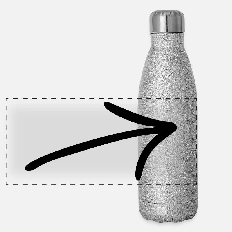 flèche Gourde isotherme panoramique pailletée 500 ml