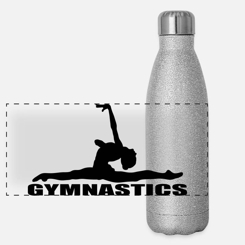 Gymnastics Panorama Glitzer Isolierflasche 500 ml